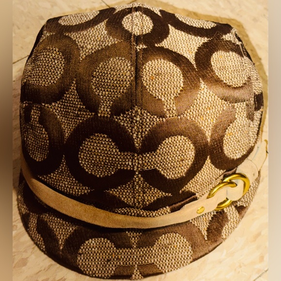 Coach Vintage Signature Karee Cap in Brown/Tan size Small - Picture 10 of 16